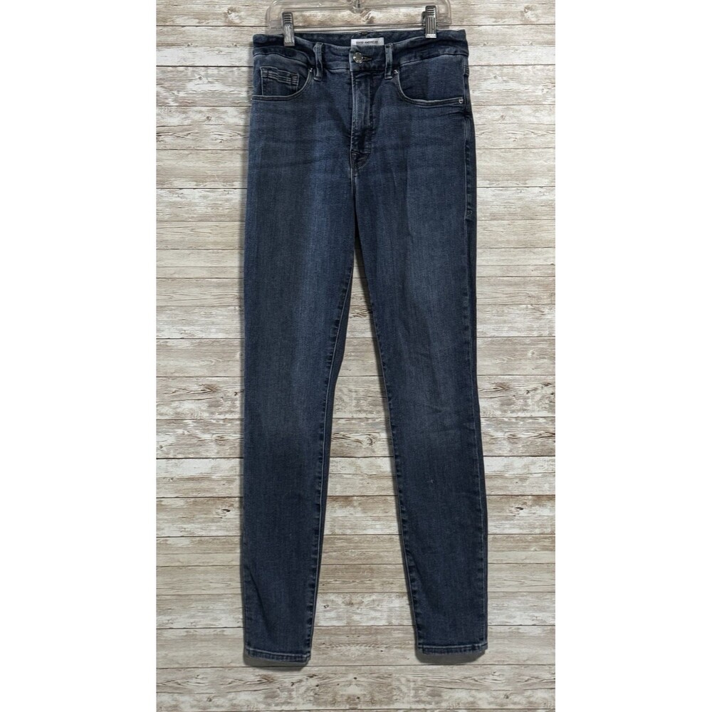 Good American Good Legs High Rise Skinny Jeans Sz 6/28 Quiet Luxury NormCore